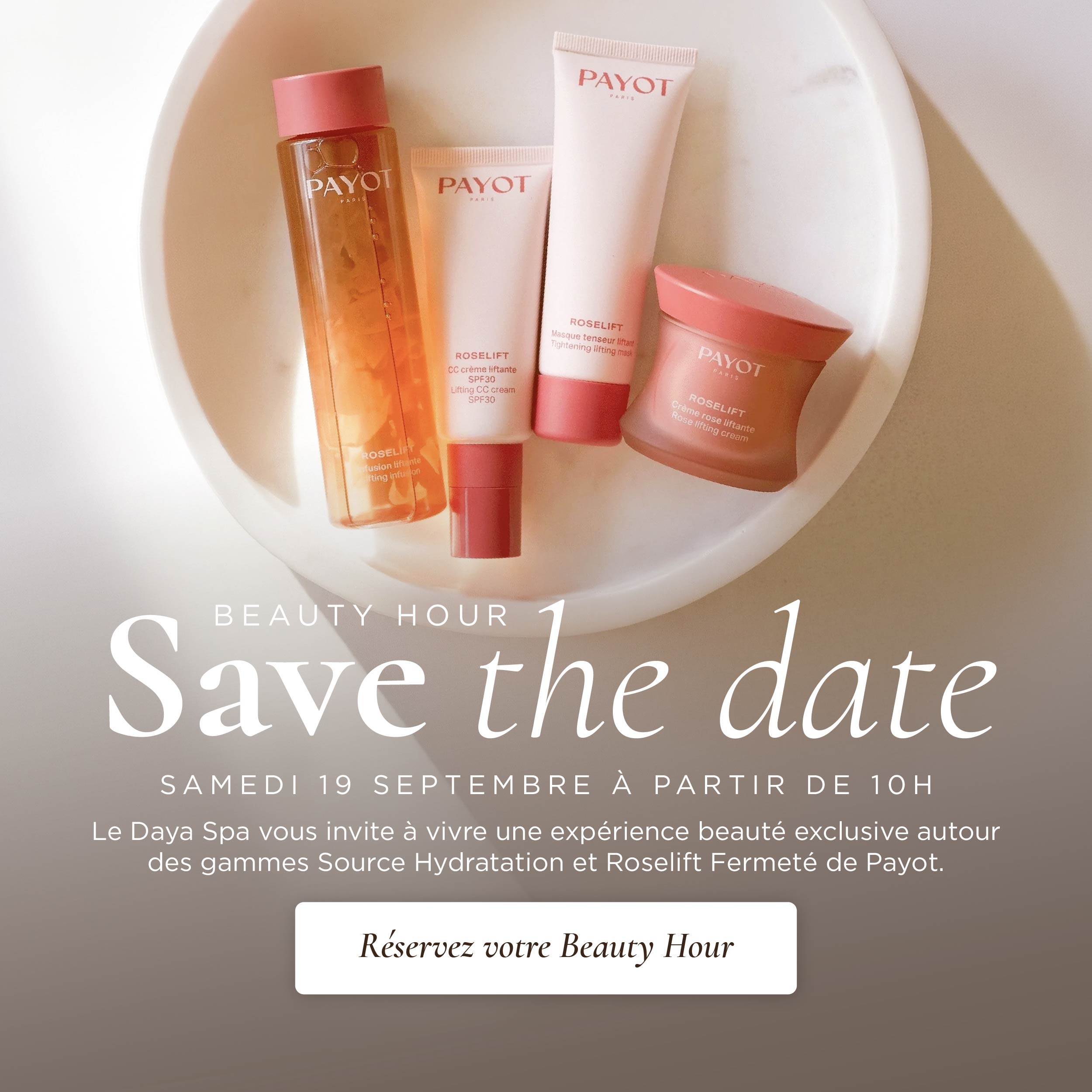 Beauty hour save the date FR
