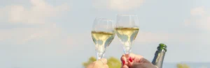 Verres de champagne